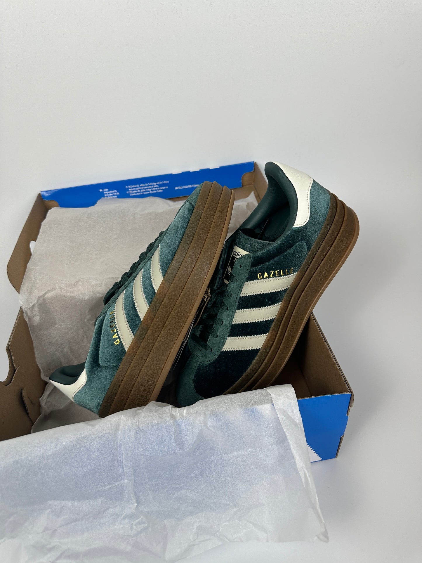 Adidas Gazelle Bold Miner Green
