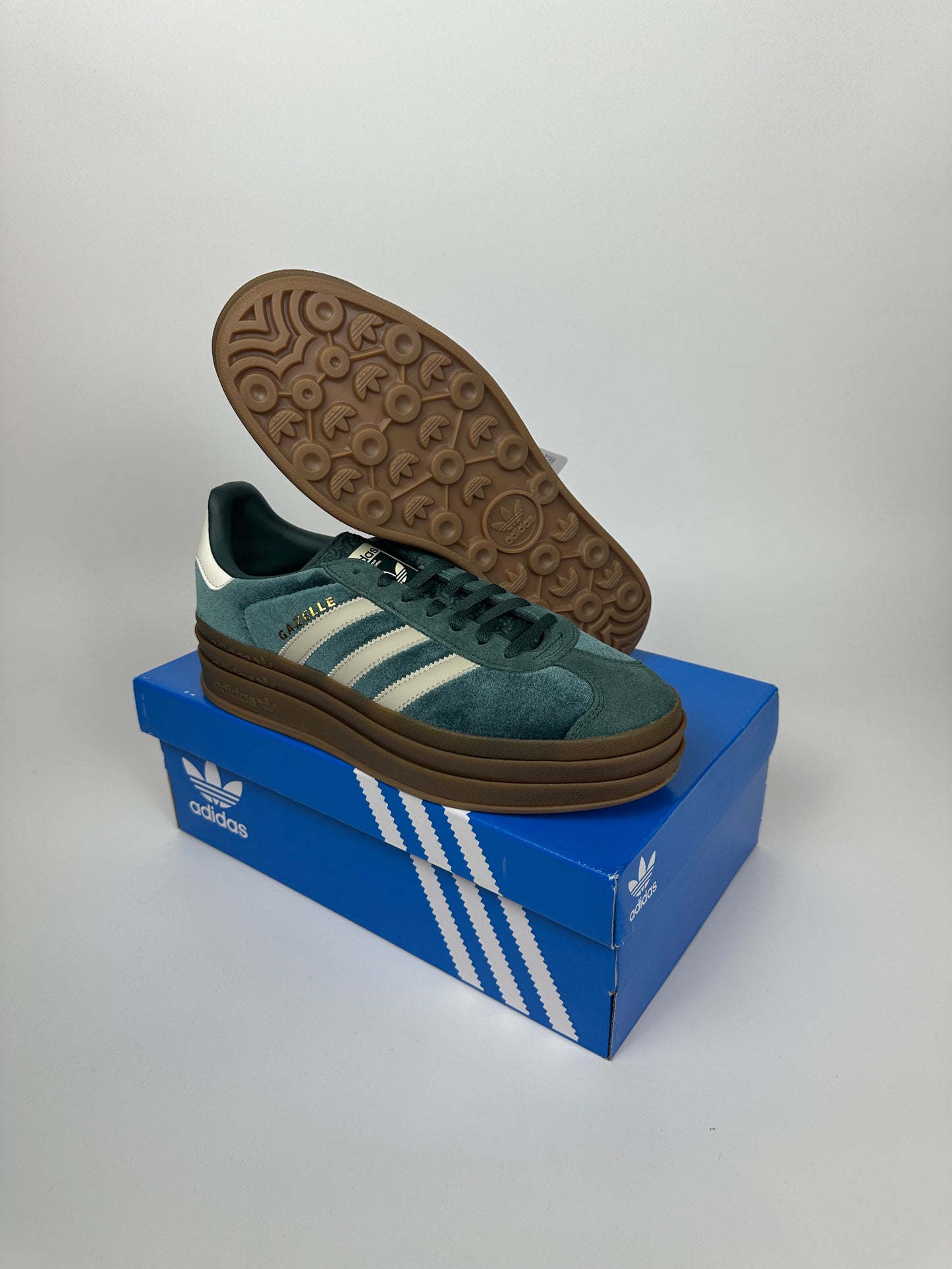 Adidas Gazelle Bold Miner Green