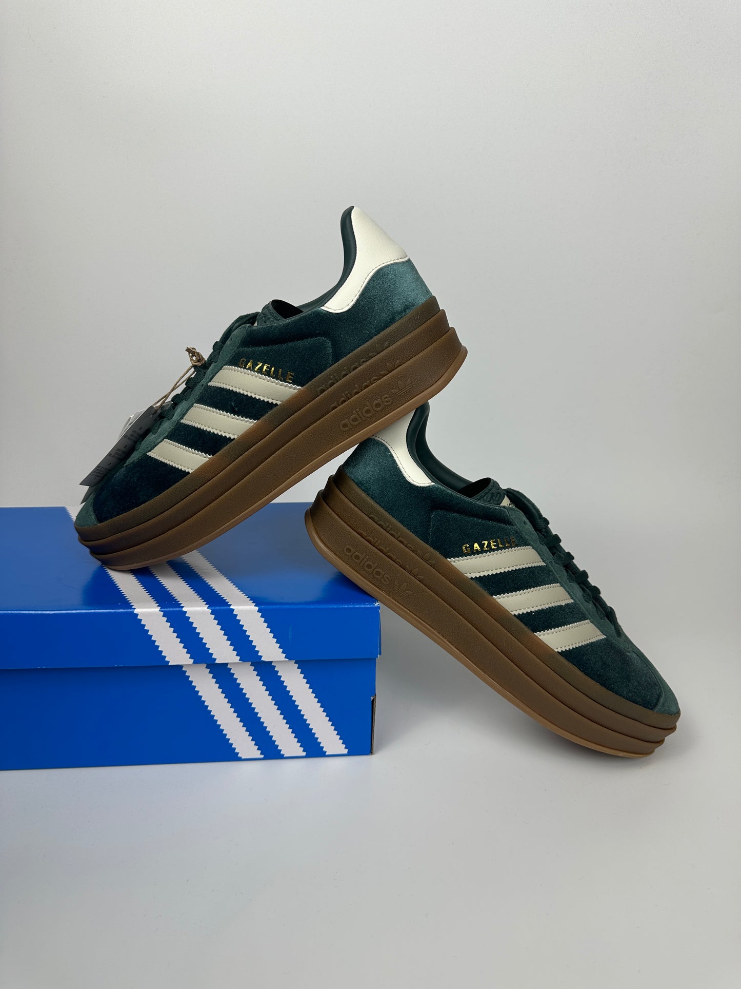 Adidas Gazelle Bold Miner Green