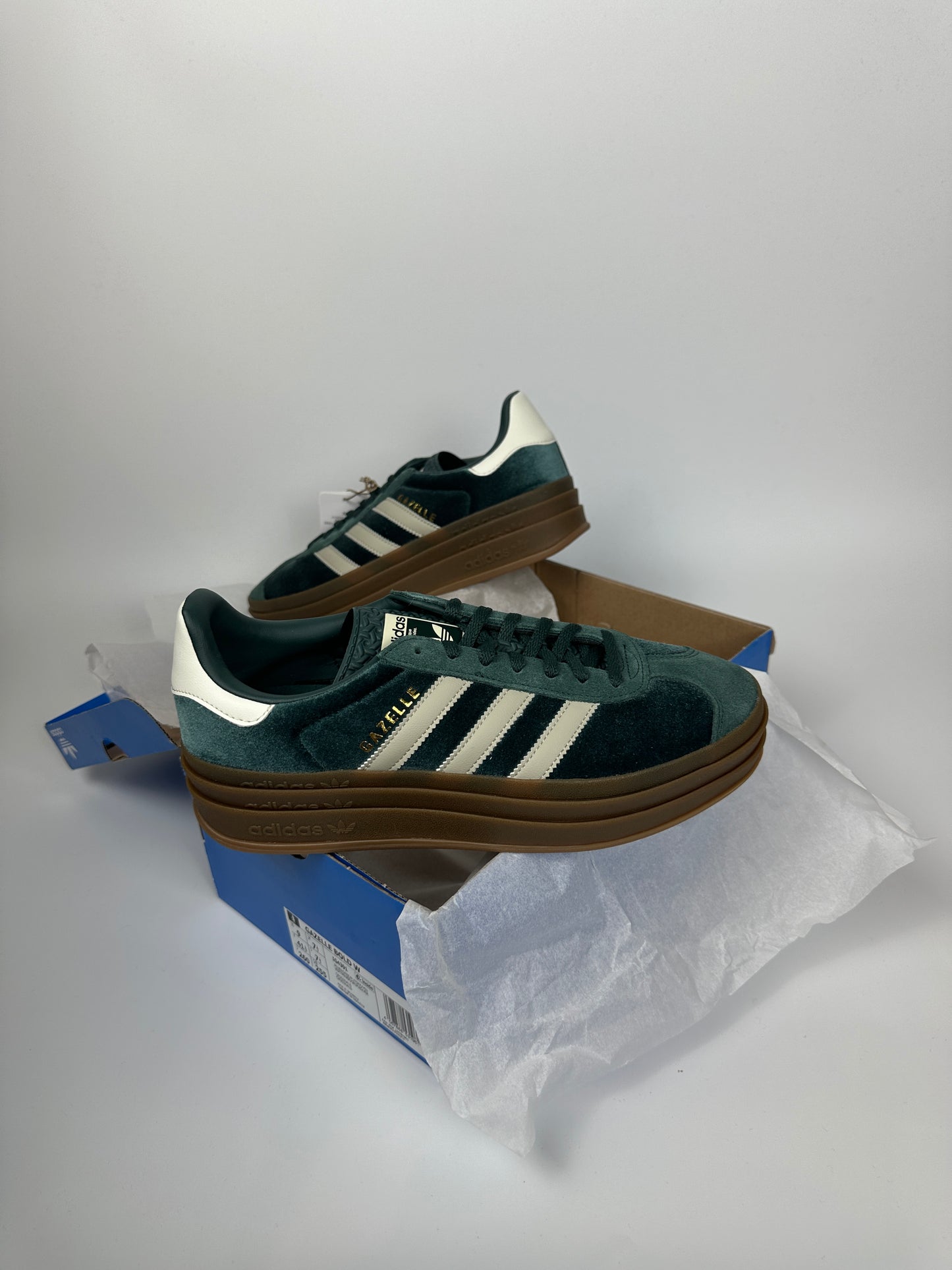 Adidas Gazelle Bold Miner Green