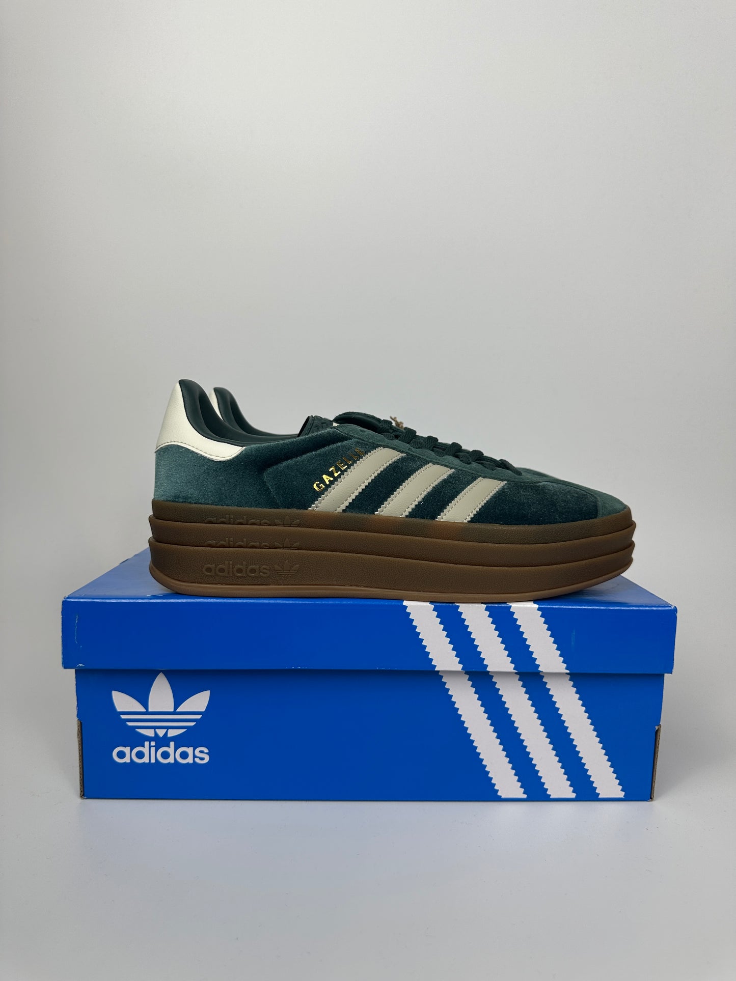 Adidas Gazelle Bold Miner Green