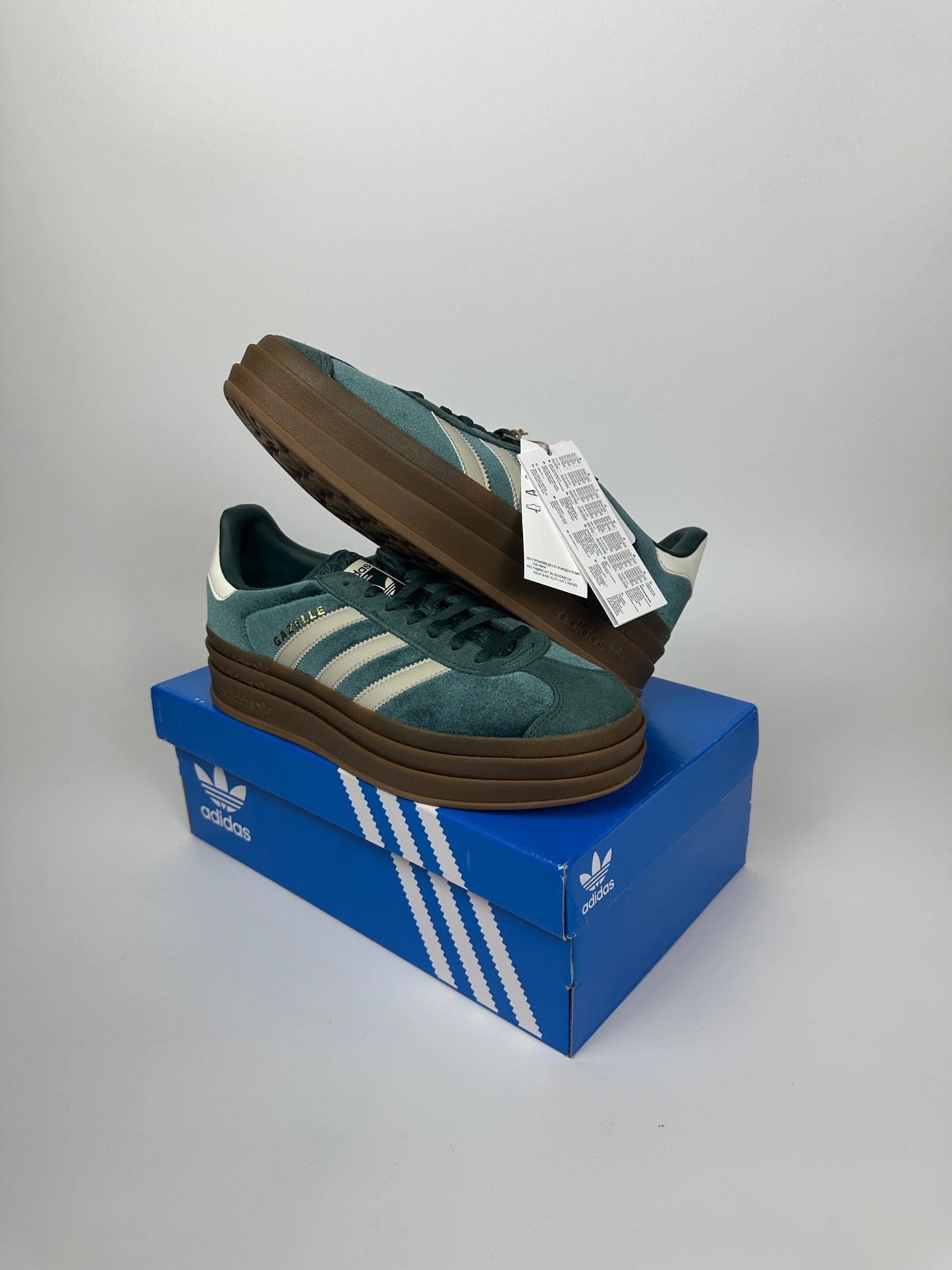Adidas Gazelle Bold Miner Green