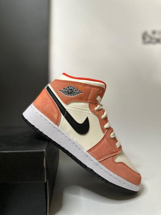 Nike Air Jordan 1 Mid "Orange Suade"